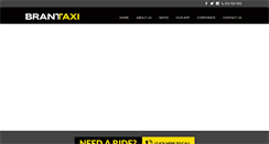 Desktop Screenshot of branttaxi.com